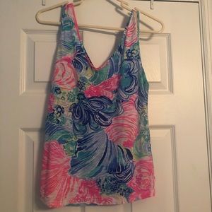 Lilly Pulitzer Gigi Tank in Beach Please